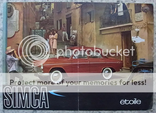 Simca etoile family saloon - saloon, car