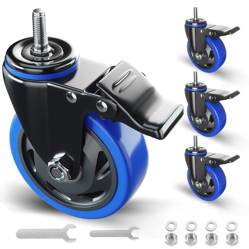 Inch stem caster wheels - inch,