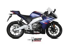 MIVV FULL EXHAUST DELTA RACE BLACK FOR APRILIA RS 125 2021 > 2024 ECE NO KAT