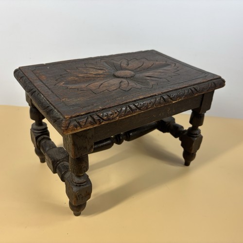 Victorian carved oak small - victorian,