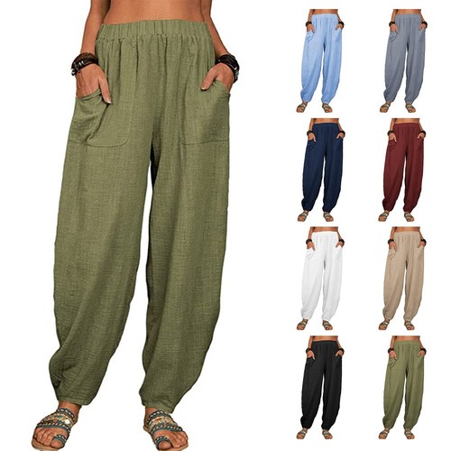 Women casual cotton harem - casual,