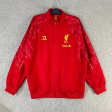 Warrior Mens XXL Red Liverpool Track Jacket LFC Full Zip Sportswear