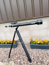 TASCO 302058 D=60mm F=700mm Coated Optics Black Telescope With Adjustable Legs