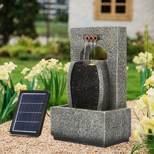 Outdoor solar resin water - outdoor,