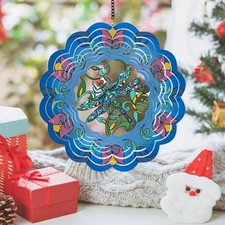 Dragonfly Garden Ornament Wind Spinner Pinwheel Gift for Mum Women Outdoor Decor