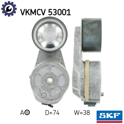 Belt tensioner vribbed - tensioner,