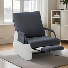 Upholstered nursery rocking - upholstered,
