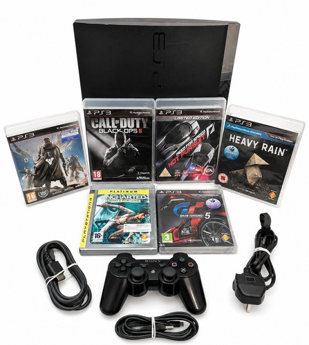 Sony ps3 slim 120gb console - 120gb,