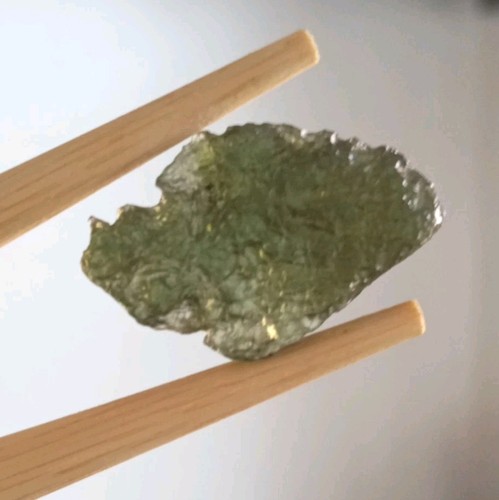 Moldavite crystal genuine - moldavite,