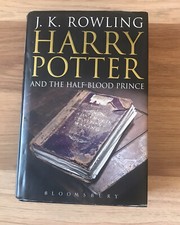 Harry Potter and the Half Blood Prince 1st Edition Rare Misprint Adult cover