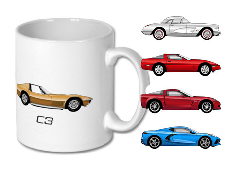 Mug chevrolet corvette - mug,
