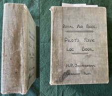1926-37 RAF LOG BOOK Sqd Ldr H