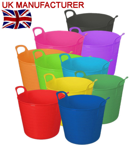 Plastic flexi tub bucket - tub, tubs