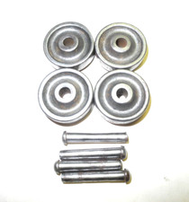 VINTAGE SINGER TREADLE SEWING MACHINE 4 WHEEL SET, 3/8" WIDE, NICE CONDITION