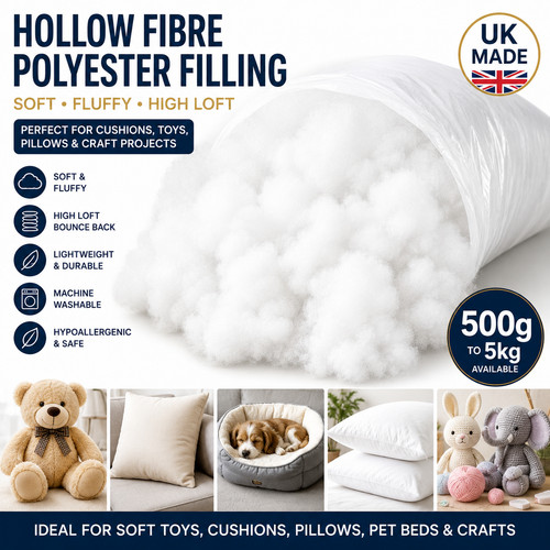 Hollow fibre polyester - fibre,