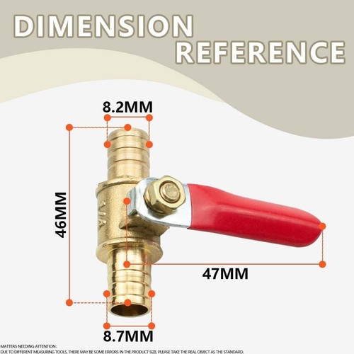 8mm brass fuel tap - 8mm,