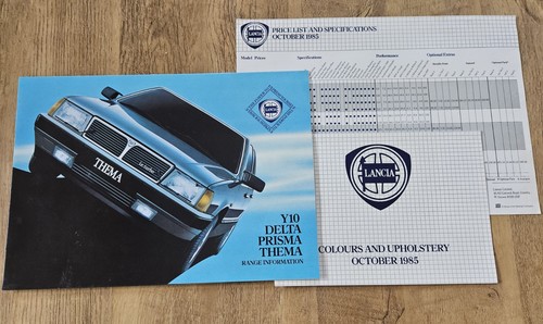 Lancia range 1985 - lancia,