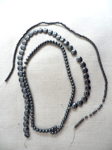 Strands natural hematite - 3, x