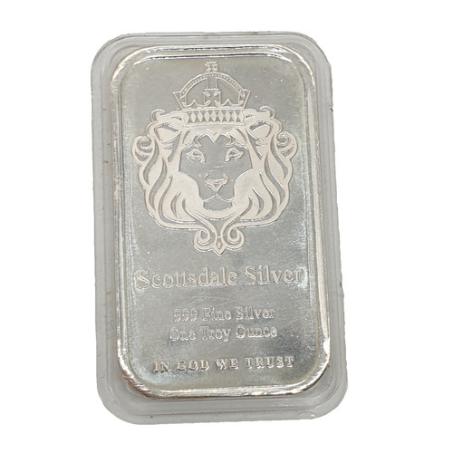 Scottsdale mint silver ingot - silver,