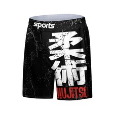 Sportswear Men Sublimated jiu jitsu Grappling Boxing Shorts BJJ MMA Shorts Fight