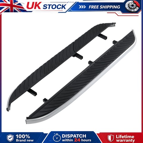 Black running boards side - running,