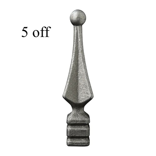 Metal rail heads - x,