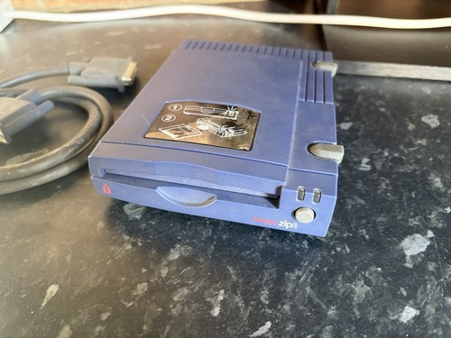 Iomega zip disk drive blue - zip,
