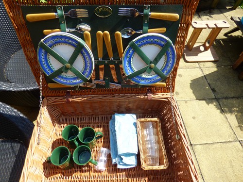Optima wicker picnic - picnic, basket