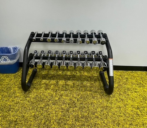 Technogym 10kg dumbbells - 1-10kg,