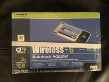 Linksys Cisco systems wireless-g notebook adaptor WPC54G-UK brand new sealed 