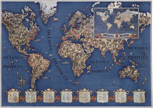 Ham radio map - radio,
