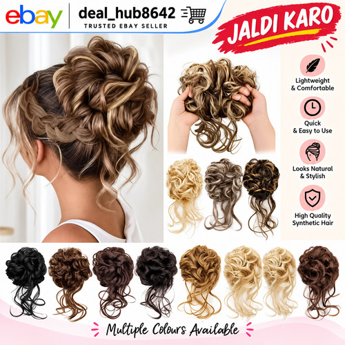 Curly real human - as, bun