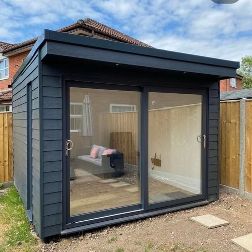 Grey upvc patio sliding - patio, doors