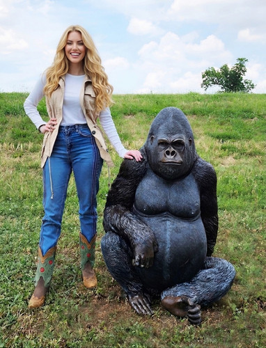Gorilla statue life size - gorilla,