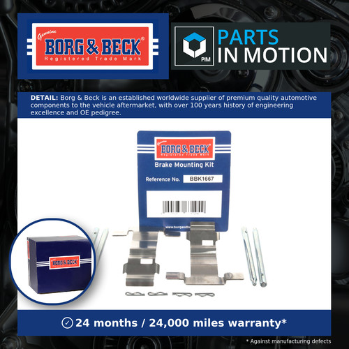 Brake pad fitting kit fits - brake,