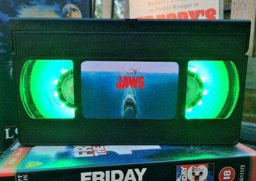 Jaws shark retro vhs led - shark,