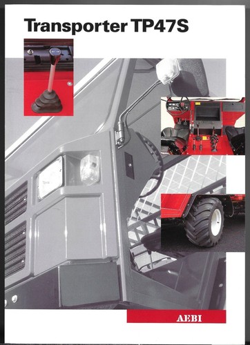 Aebi transporter tp47s 2001 - aebi,