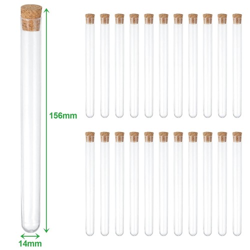 100 plastic test tubes - test, x