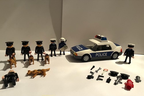 Playmobil vintage police lot - police,