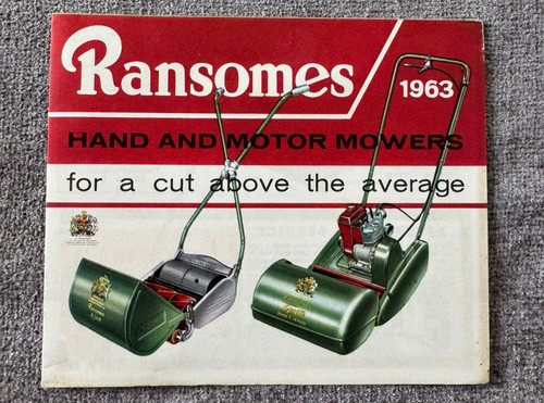 1963 ransomes lawn - lawn, hand
