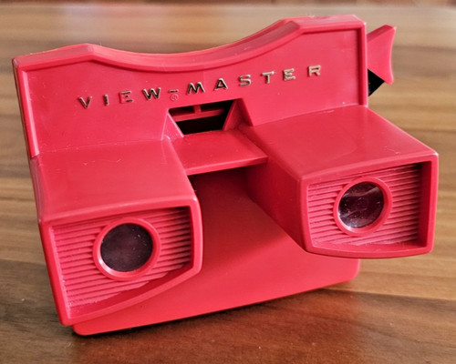 Vintage viewmaster red model - vintage,