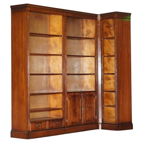 Piece flamed mahogany - 3,