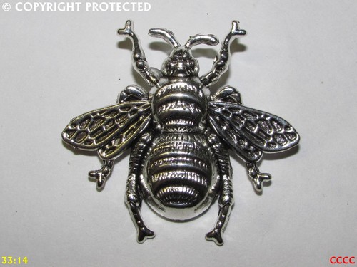 Steampunk brooch badge pin - badge,