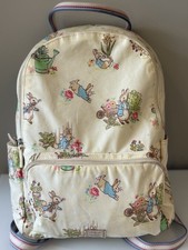 Cath Kidston X Beatrix Potter Peter Rabbit Backpack Vintage Very RARE - GOOD