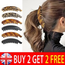 Women's Long Banana Clip Hairpin Clips Catch Ponytail Hair Accessories Girls