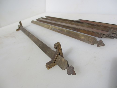 Antique brass stair rods - antique,