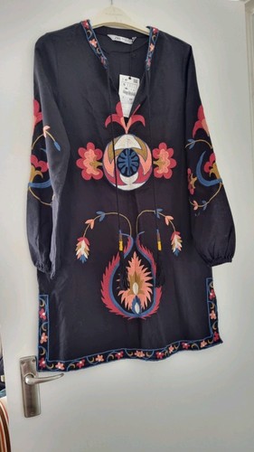 Bnwt zara black embroidered - bnwt,