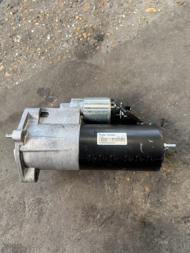 Starter motor removed from - , a