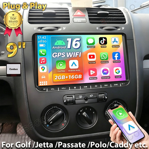 Android for vw golf - 9",