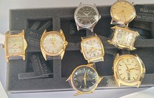 LOT OF 8 BULOVA WATCHES BRAND